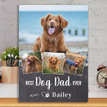 Best DOG DAD Ever Personalized 4 Pet Photo Collage Plaque<br><div class="desc">Best Dog Dad Ever♡... Surprise your favourite Dog Dad whether it's his birthday, Father's Day or Christmas with this super cute custom photo collage plaque. Customize this dog plaque with the dog's 4 favourite photos ! Personalize with dogs name and message. It'll be a treasured keepsake for years to come....</div>