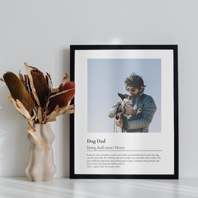 Best Dog Dad Ever Personalized French Bulldog Poster (Creator Uploaded)