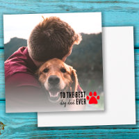 Best Dog Dad Ever Photo Father's Day Birthday