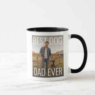 Best Dog Dad Ever PhotoPop Mug