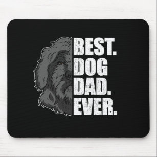 Best Dog Dad Ever Portuguese Water Dog Lover Pet Mouse Pad