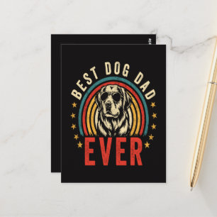 Best Dog Dad Ever Postcard
