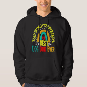 Best Dog Dad Ever Rainbow Daddy Papa Father s Day Hoodie