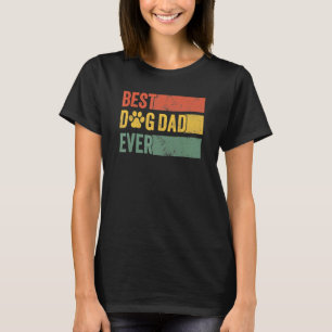 Best Dog Dad Ever Retro Dog Daddy Pet Vintage 1 T-Shirt