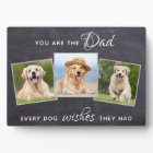Best Dog Dad Ever Rustic  Pet Photo Father's Day