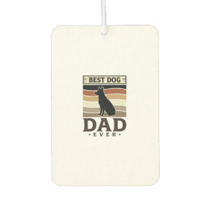 Best Dog Dad Ever Vintage Dog Lover Design_1 Air Freshener