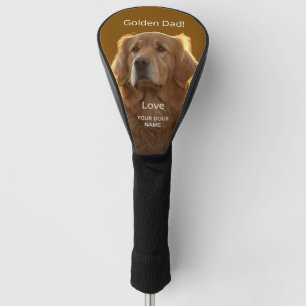 Best Dog Dad Personalized Golf Head Cover