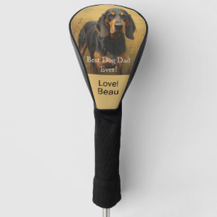 Best Dog Dad Personalized Golf Head Cover