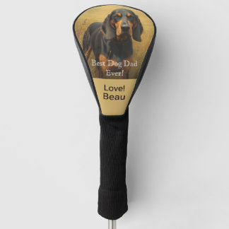 Best Dog Dad Personalized Golf Head Cover