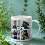 Best Dog Dad | Photo Collage Coffee Mug<br><div class="desc">For the man who loves his coffee as much as his fur baby, our photo collage dog Dad mug is the perfect gift. Add four of your favourite photos and watch as a normal coffee break turns into a loving one. Want to make it extra special? Click on 'customize further'...</div>