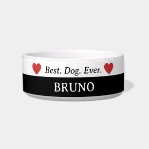 Best Dog Ever Ceramic Dog Bowl