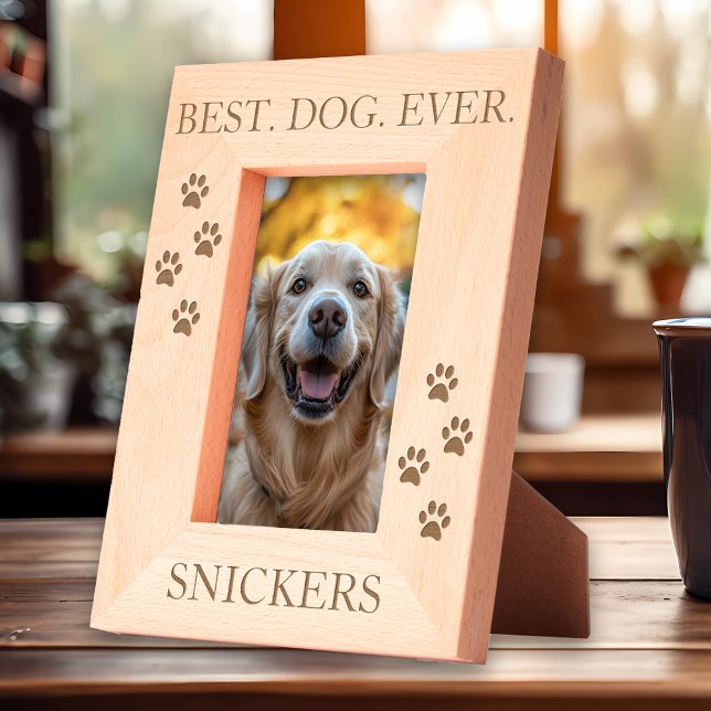 Best Dog Ever Etched Frames (Creator Uploaded)