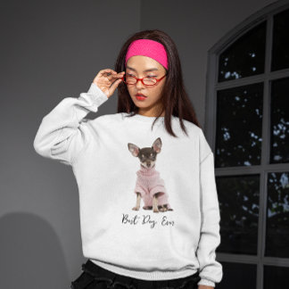 Best Dog Ever Family Dog Photo Sweatshirt