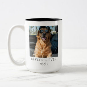 Best Dog Ever Pet Parent Photo Mug 