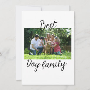 Best dog family mom dad pet animal friend holidayg invitation