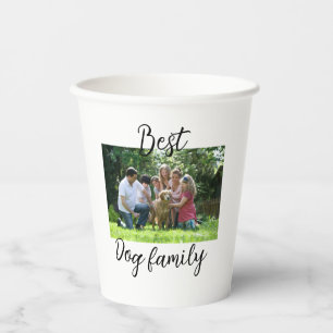 Best dog family mom dad pet animal friend holidayg paper cups