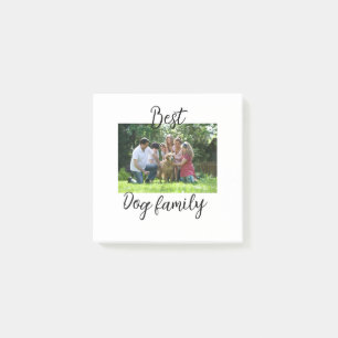 Best dog family mom dad pet animal friend holidayg post-it notes