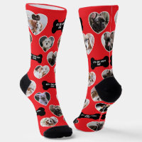 Best Dog Mom 16 Heart-Shaped Pet Photo Collage