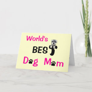 Best Dog Mom Card