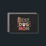 Best Dog Mom – Cute Animal Print Paw & Hearts Desi Car Magnet<br><div class="desc">Best Dog Mom – Cute Animal Print Paw & Hearts Desi</div>
