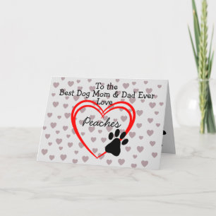 Best Dog Mom & Dad Card