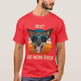 Best Dog Mom Ever Australian Cattle Dog gift girl T-Shirt