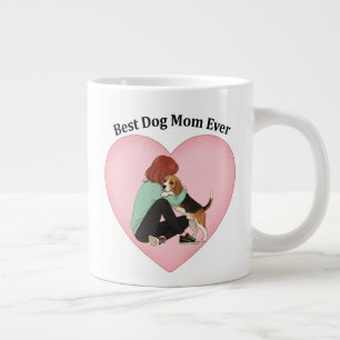 Best Dog Mom Ever Beagle Large Coffee Mug