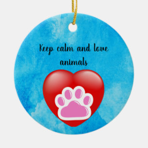Best Dog Mom Ever Ceramic Ornament