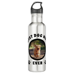 Best Dog Mom Ever Custom Photo Personalized 710 Ml Water Bottle