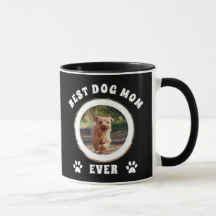 Best Dog Mom Ever Custom Photo Personalized Mug