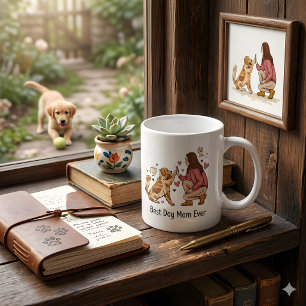 Best Dog Mom Ever Cute Mothers Day Gift Mug