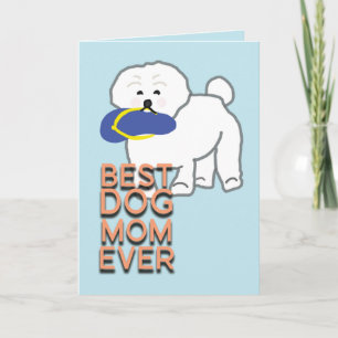 Best Dog Mom Ever Hand Illustrated Mother's Day Card