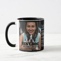 Best Dog Mom Ever Modern Custom Photo and Dog Name
