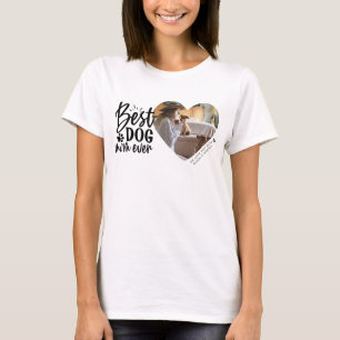  Best Dog Mom Ever Name Pet Photo  T-Shirt
