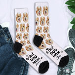 Best DOG MOM Ever Personalized Cute Pet Photo  Socks<br><div class="desc">Best Dog Mom Ever! Surprise the dog lover whether its a birthday, Mothers day or Christmas with these super cute pet photo all over print socks. They'll be a favourite of all dog lovers, and dog moms. Customize these dog photo socks with your pups favourite photo. COPYRIGHT © 2022 Judy...</div>