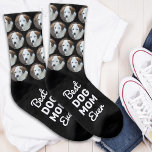 Best Dog Mom Ever Personalized Pet Photo Socks<br><div class="desc">Best Dog Mom Ever! Surprise the dog lover whether its a birthday, Mothers day or Christmas with these super cute pet photo all over print socks. They'll be a favourite of all dog lovers, and dog moms. Customize these dog photo socks with your pups favourite photo. COPYRIGHT © 2022 Judy...</div>