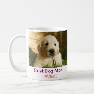 Best Dog Mom Ever Pet Photo Coffee Mug