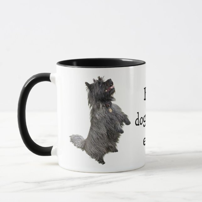 Best Dog Mom Ever Photo Text Coffee Lover Mug (Left)