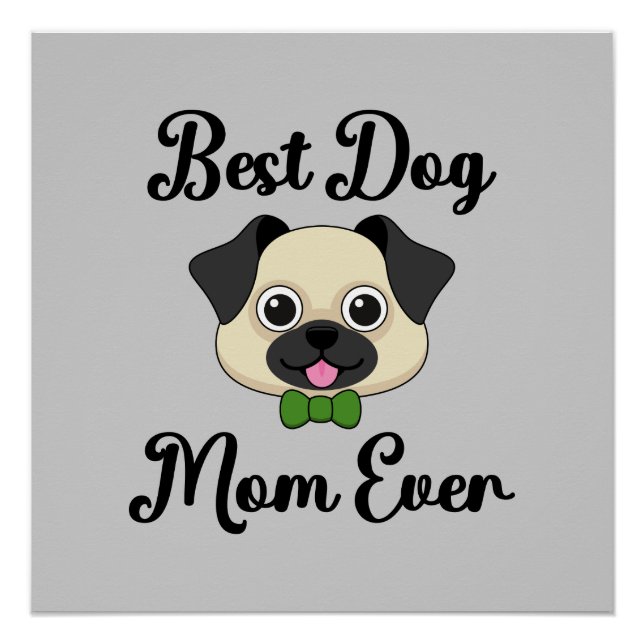 Best Dog Mom Ever Poster (Front)