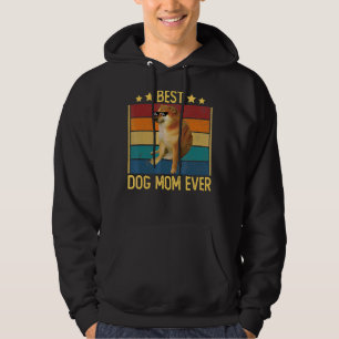 Best Dog Mom Ever Quote Dog Mom  Cool Cheems Meme Hoodie
