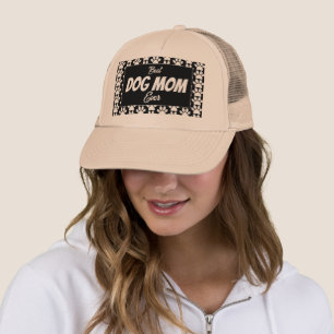 BEST DOG MOM EVER TRUCKER HAT