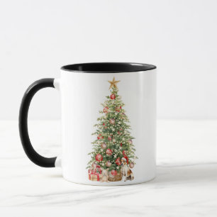 Best Dog Mom Ever Watercolor Christmas Jack Russel Mug
