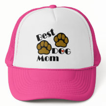 Best Dog Mom Hat with Dog Paws Merchandise