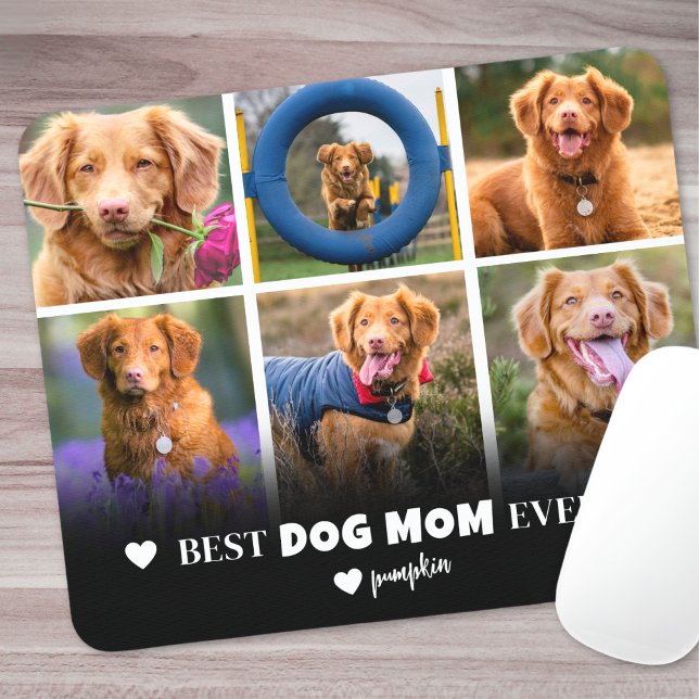 Best Dog Mom Pet Photo Mouse Pad (Best Dog Mom Pet Photo Mouse Pad )