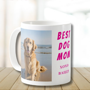 Best Dog Mom Photo Coffee Mug