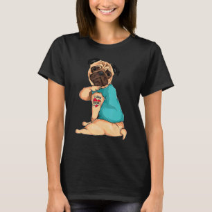 Best Dog Mom Pug Dad Cute Birthday Workout Graphi T-Shirt