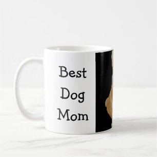 Best Dog Mom Your Pet Image Photo Picture Modern  Coffee Mug