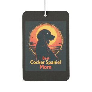 Best Dog Mother Mom - Vintage Cocker Spaniel T-Shi Air Freshener