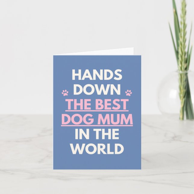 Best Dog Mum Card (Front)