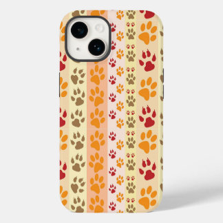 Best Dog Paw Print Pets Pattern iPhone 14 Case
